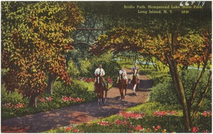 Bridle path, Hempstead Lake State Park, Long Island, N. Y.