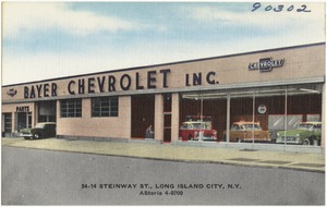 Bayer Chevrolet Inc. 34-14 Steinway St., Long Island City, N. Y., Astoria 4-0700