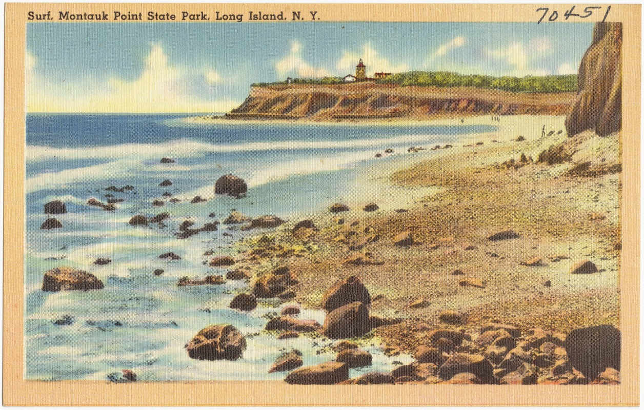 Surf, Montauk Point State Park, Long Island, N. Y.