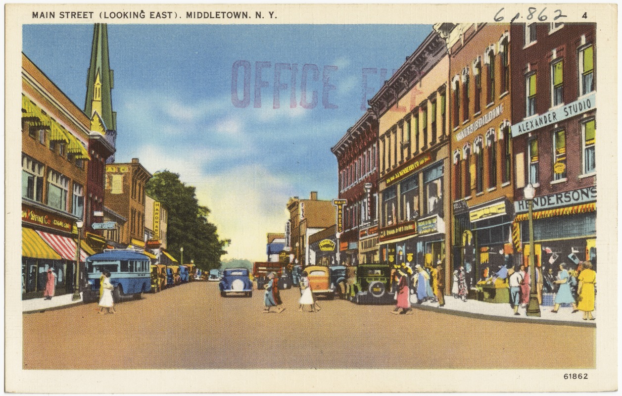 Main Street (looking east), Middletown, N. Y.