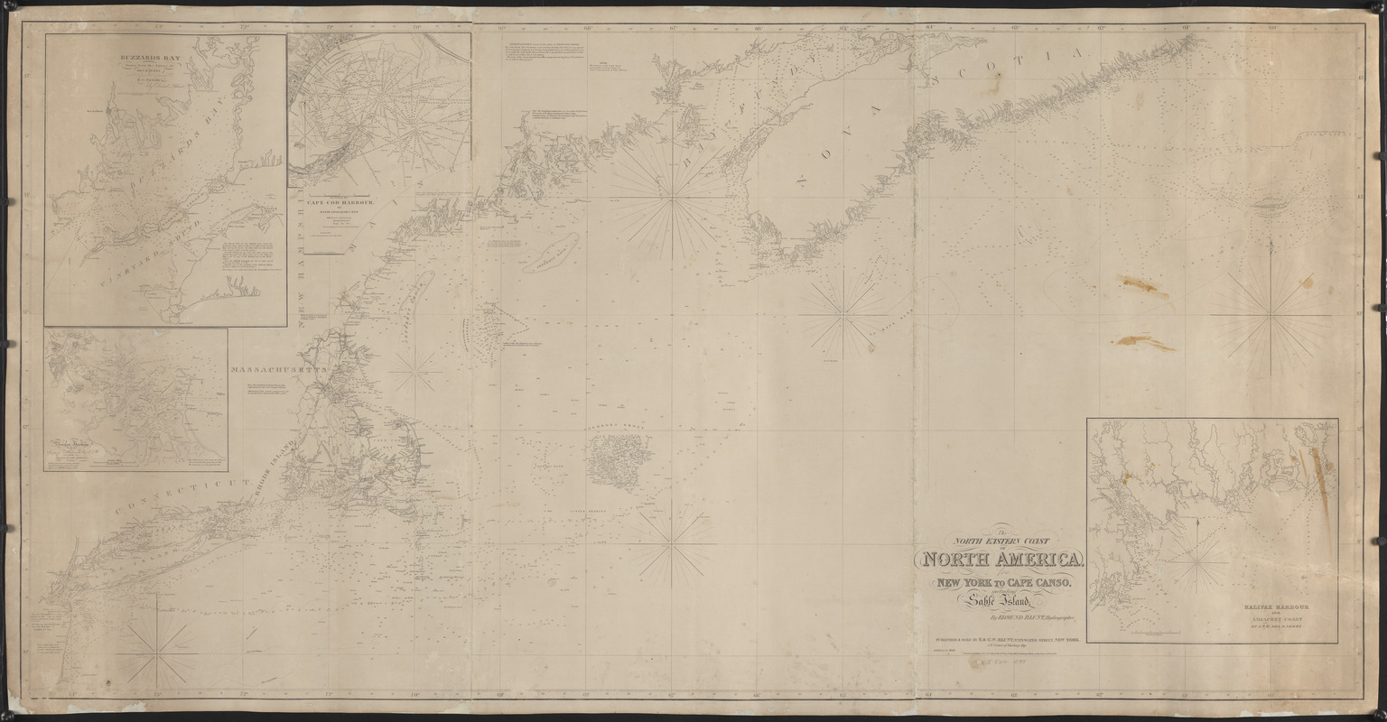 The north eastern coast of North America, New York to Cape Canso, including Sable Island
