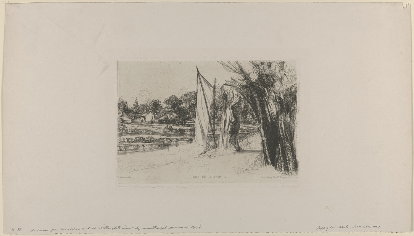 Thames Ditton -- with a sail - Digital Commonwealth