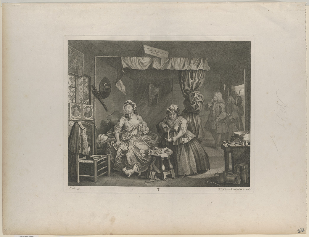 A harlot's progress, plate 3