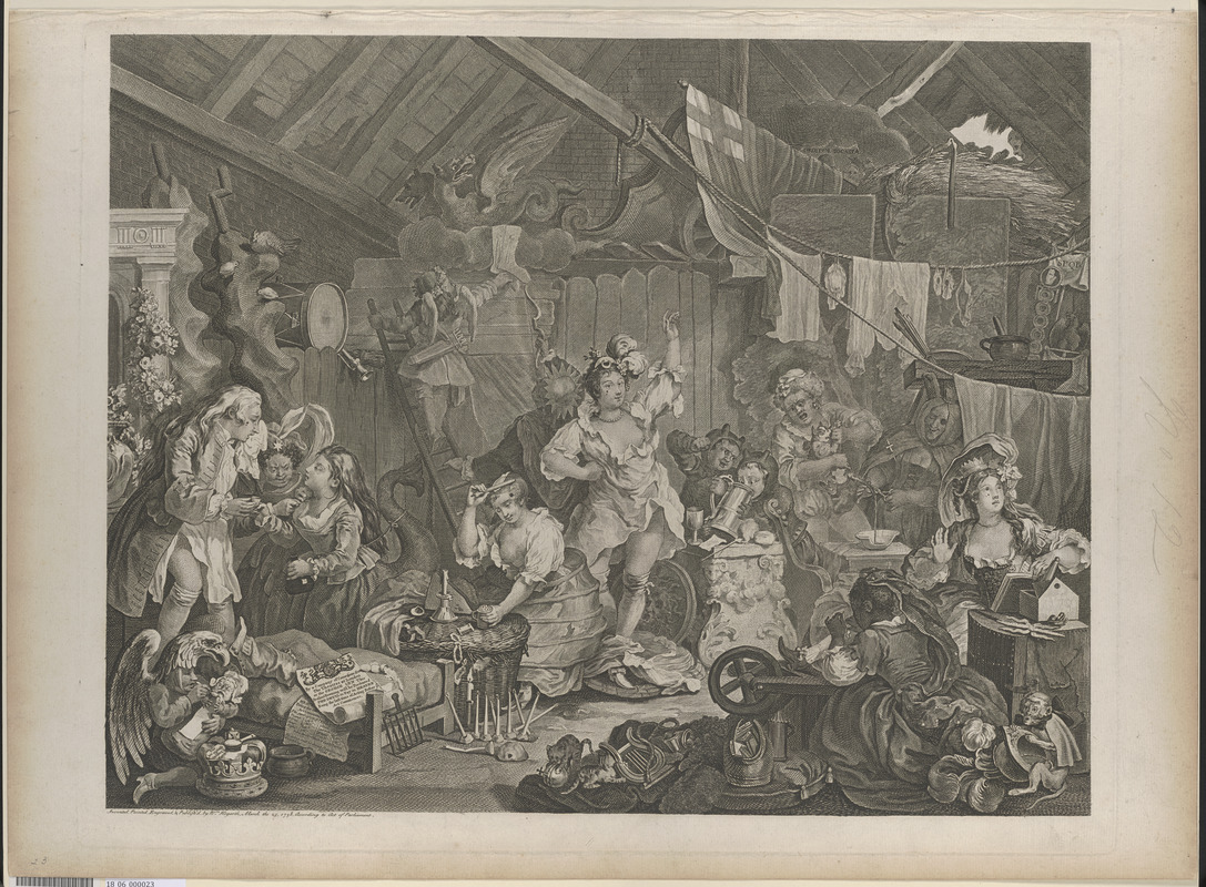 Strolling actresses dressing in a barn