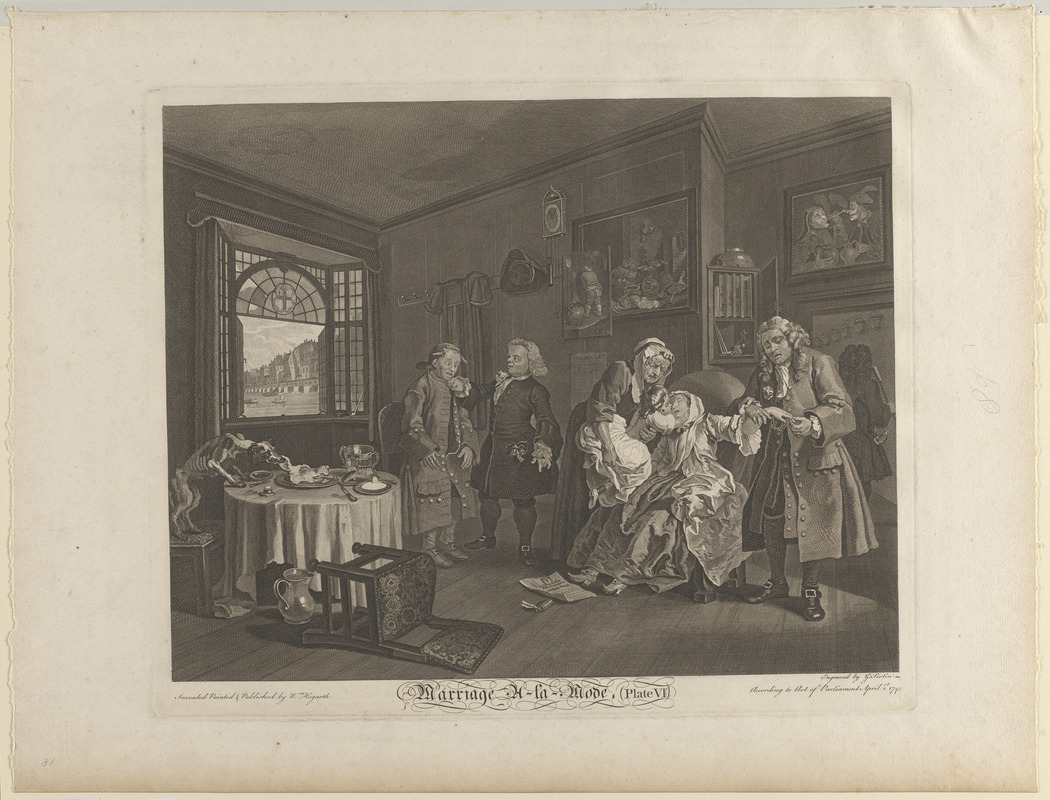 Marriage à-la-mode, pl. 6
