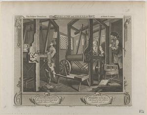 Pl. 1. The fellow 'prentices at their looms