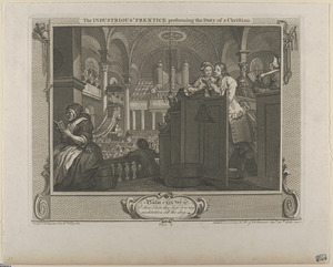 Pl. 2. The industrious 'prentice performing the duty of a Christian