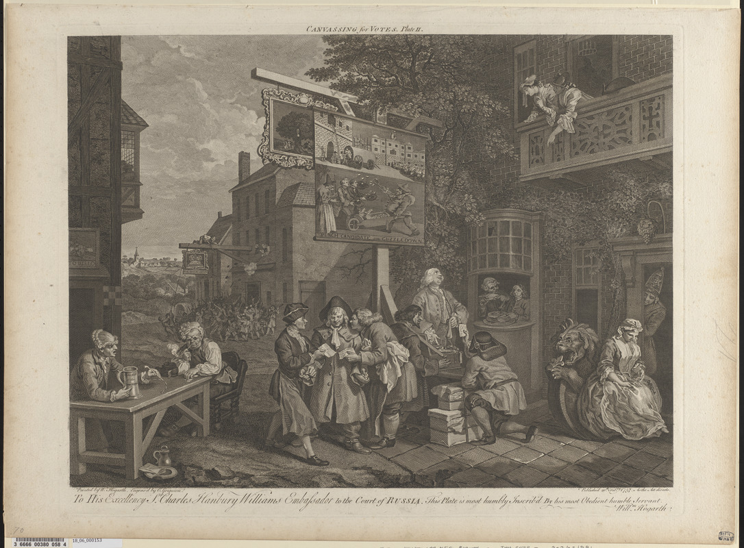 Pl. 2. Canvassing for votes