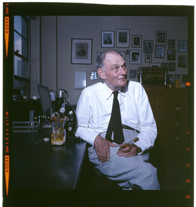 Dr. John F. Enders in lab
