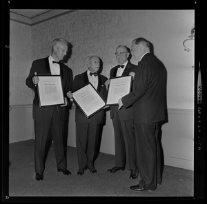 Davis Taylor, Reuben Gryzmish, Thomas Hennessey, and Ernest Henderson, Sr. at the National Conference of Christians and Jews