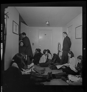 Brandeis University administration building sit-in