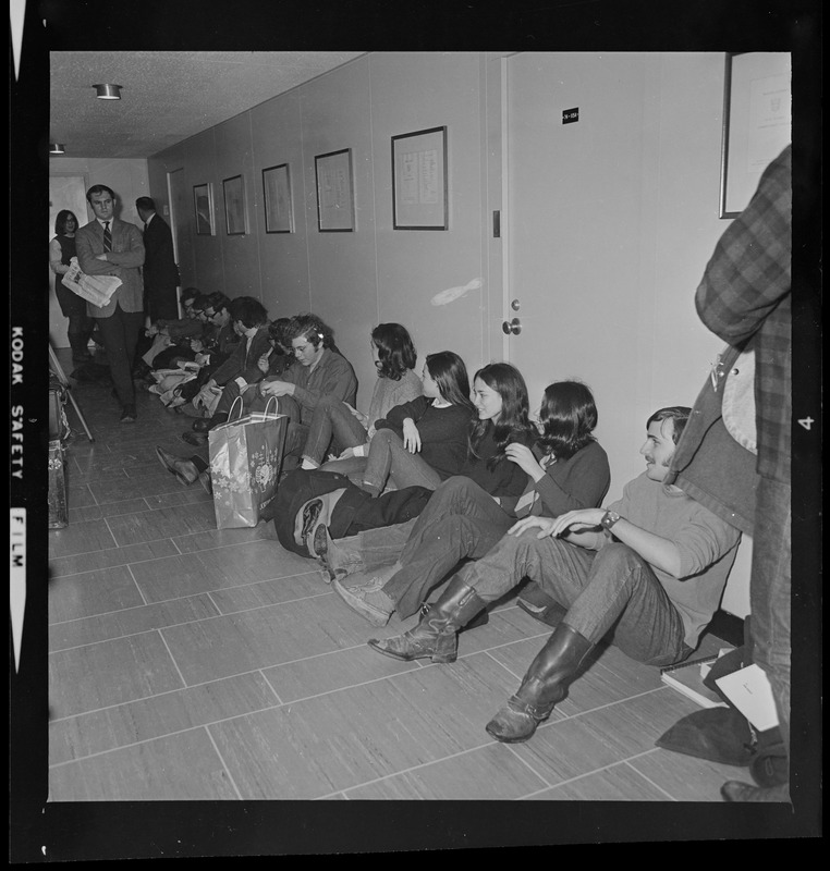 Brandeis University administration building sit-in