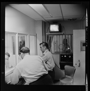 Security control room at Charles Street Jail