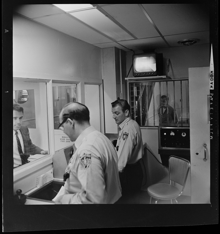 Security control room at Charles Street Jail