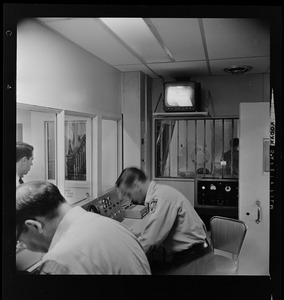 Security control room at Charles Street Jail