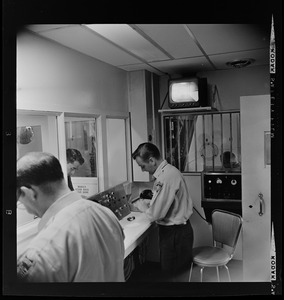 Security control room at Charles Street Jail