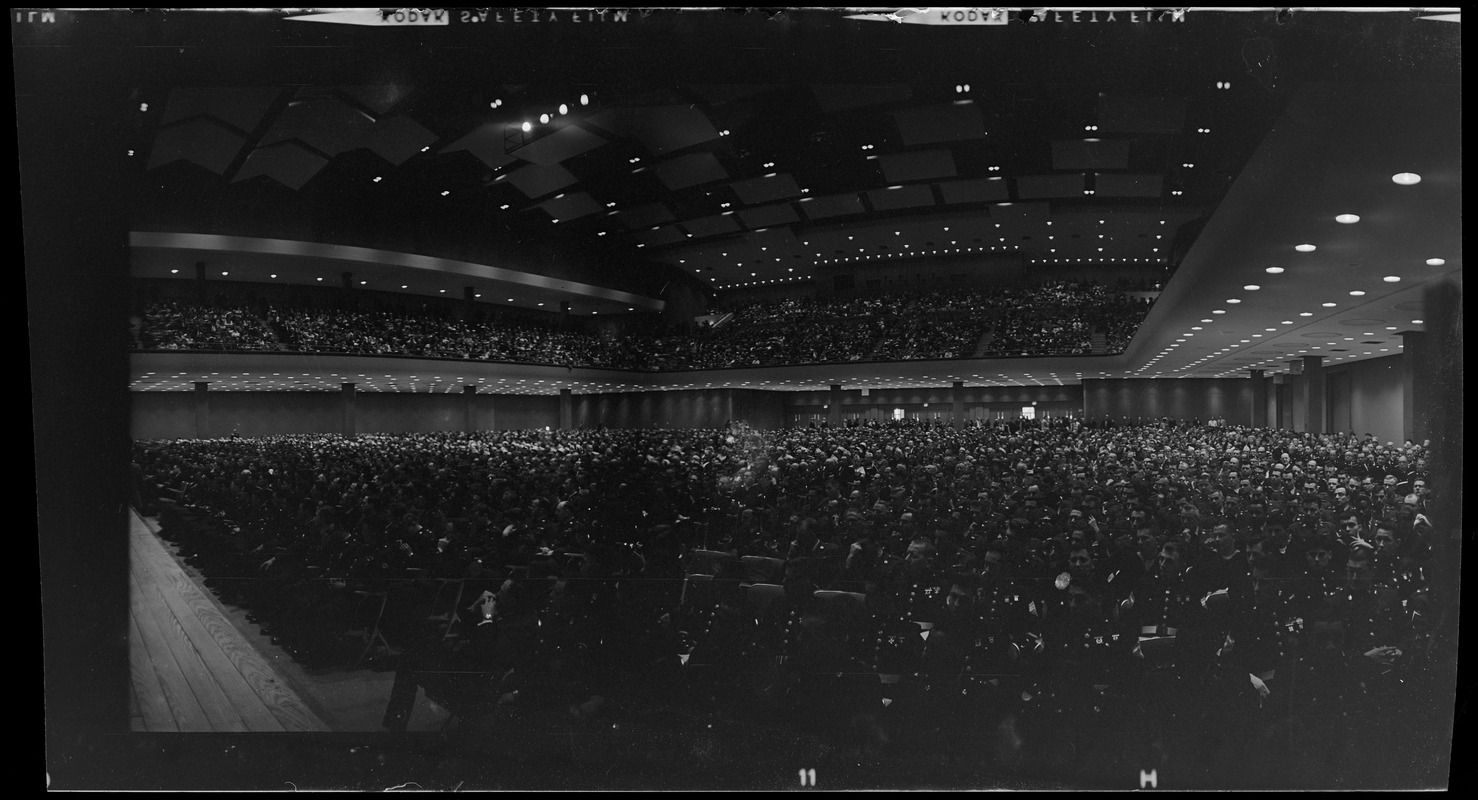 Audience for concert at War Memorial Auditorium Digital Commonwealth