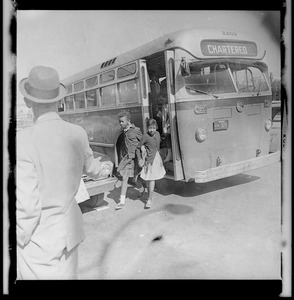 Students being bussed to new school after fire damage to their school