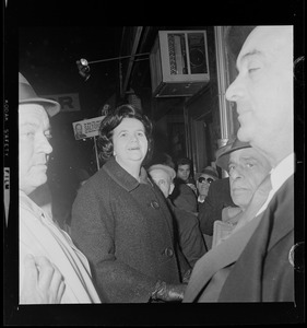 Louise Day Hicks campaigning for mayor