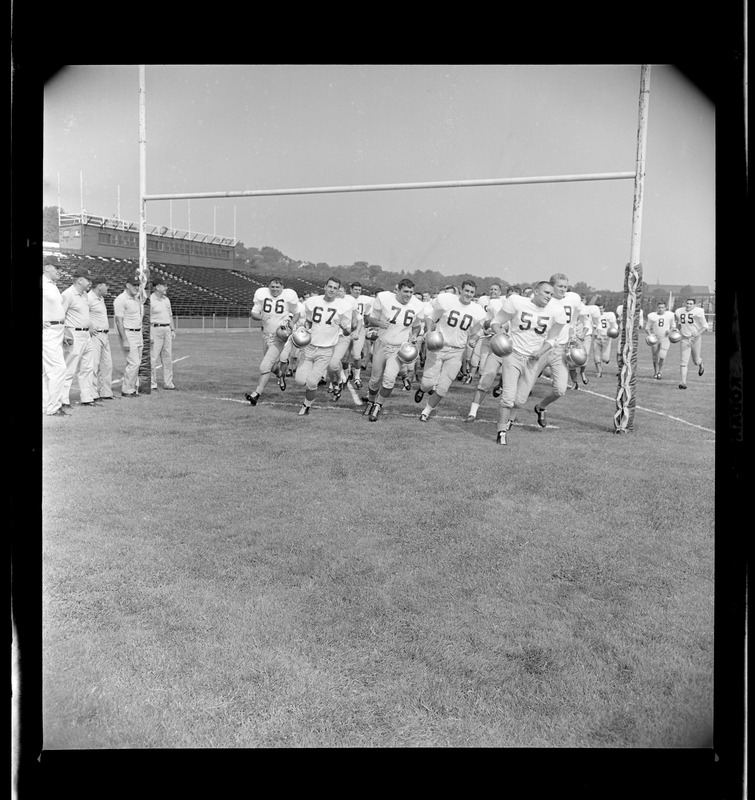 Boston College football players