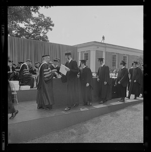1968 commencement exercises at Tufts University