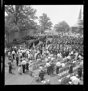 1968 commencement exercises at Tufts University