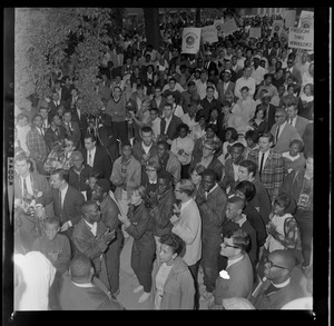 Civil rights demonstration in Springfield