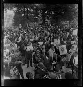 Civil rights demonstration in Springfield