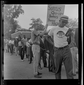 Civil rights demonstration in Springfield
