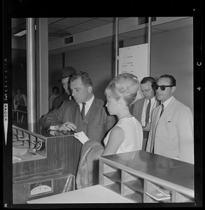 Lee Bailey and wife Froma en route to Cleveland