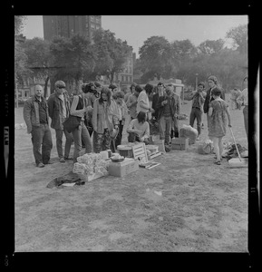 Hippies cleaning up Boston Common