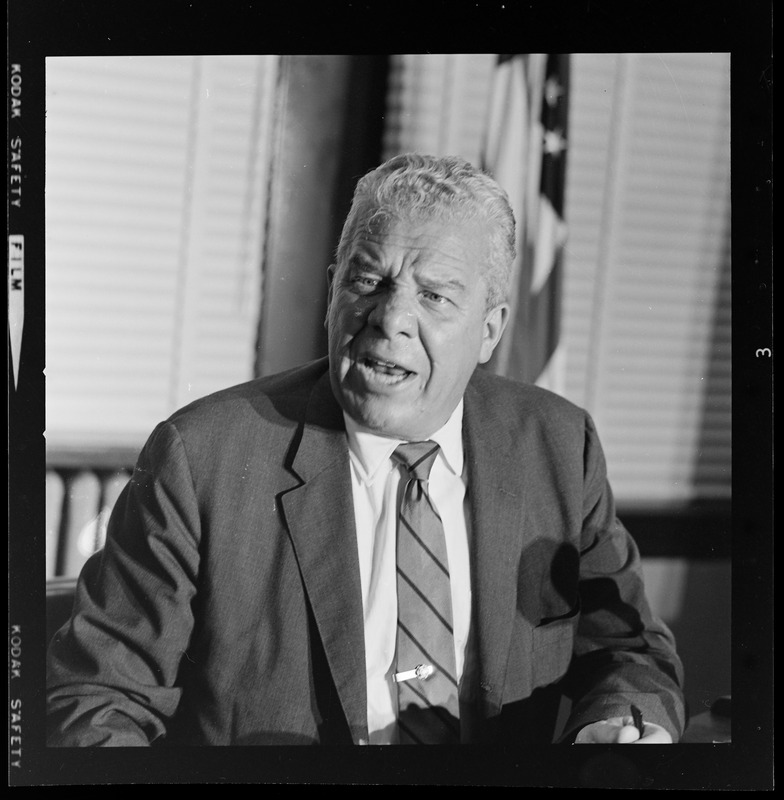 School Superintendent William H. Ohrenberger at Boston School Committee meeting