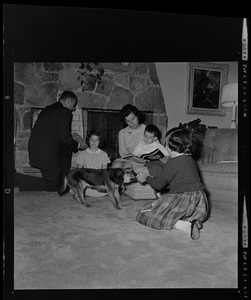 Roger and Joan Sonnabend with their children