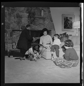 Roger and Joan Sonnabend with their children