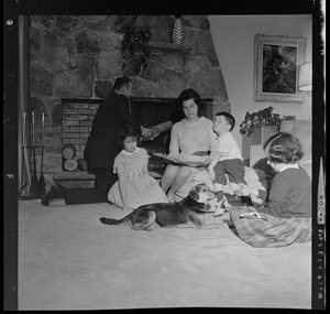 Roger and Joan Sonnabend with their children