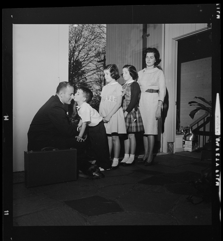 Roger and Joan Sonnabend with their children