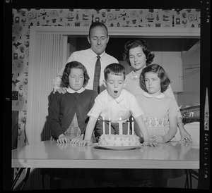 Roger and Joan Sonnabend with their children