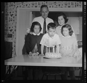 Roger and Joan Sonnabend with their children