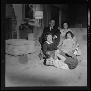 Roger and Joan Sonnabend with their children