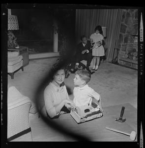 Roger and Joan Sonnabend with their children