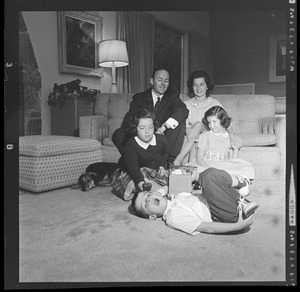 Roger and Joan Sonnabend with their children