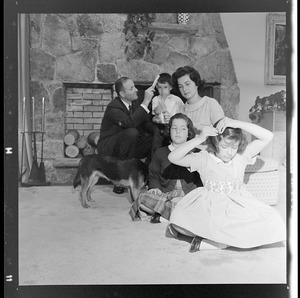 Roger and Joan Sonnabend with their children