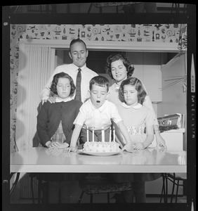 Roger and Joan Sonnabend with their children