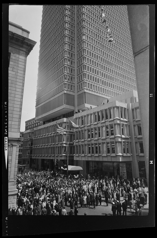 State Street Bank Building dedication