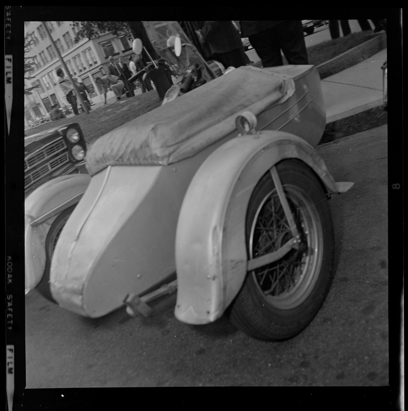 Motorcycle with sidecar Digital Commonwealth