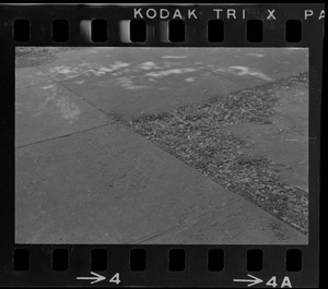 Sidewalk, possibly outside English High School