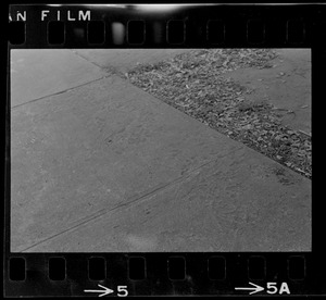 Sidewalk, possibly outside English High School