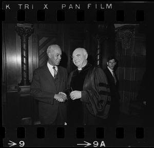 Roy Wilkins and Rev. Dr. Frederick M. Meek at Old South Church