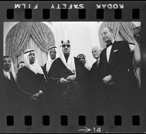 King Saud at Sheraton-Plaza reception