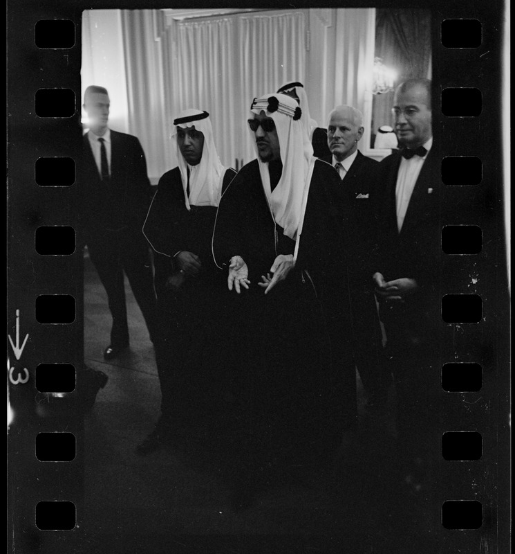 King Saud at Sheraton-Plaza reception